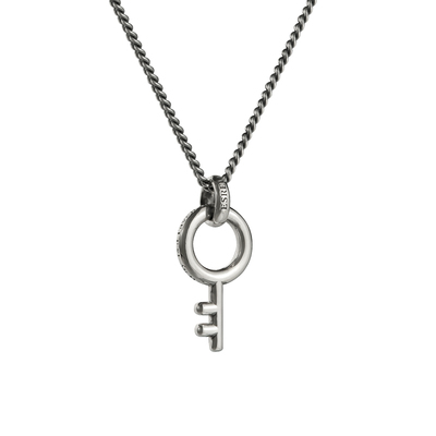 宇宙记号「KEY」钥匙情侣银项链