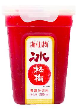 浙仙梅杨梅汁网红爆款386ml*6瓶酸梅汤果汁火锅解腻爆款冰沙a