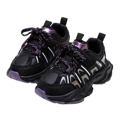 富罗迷儿童运动鞋女童鞋子秋季新款减震轻便青少年软底透气跑步鞋