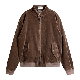 MCCEVTG灯芯绒夹克男士工装加厚休闲复古青年时尚立领秋冬季外套