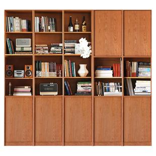 浮生记/组合书柜高窄柜实木满墙书柜立柜客厅展示柜去客厅化落地