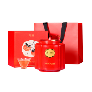 品品香福鼎白茶2025特级白毫银针礼盒茶叶80g瓷罐茶礼节日送长辈