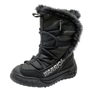 回力童鞋儿童高筒雪地靴2025冬季新款女童加绒大棉鞋男童保暖冬靴