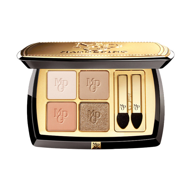 程十安毛戈平眼影盘四色哑光珠光日常淡妆大地色高光一体修容盘