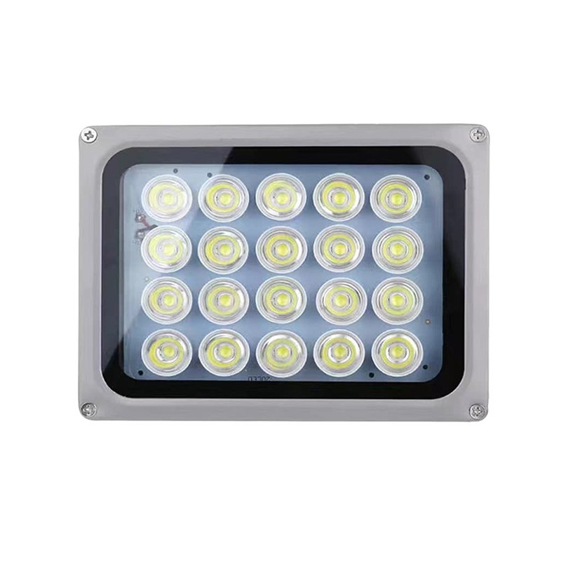 监控补光灯摄像头白光12V220V照车牌室外自动户外感应LED辅助灯