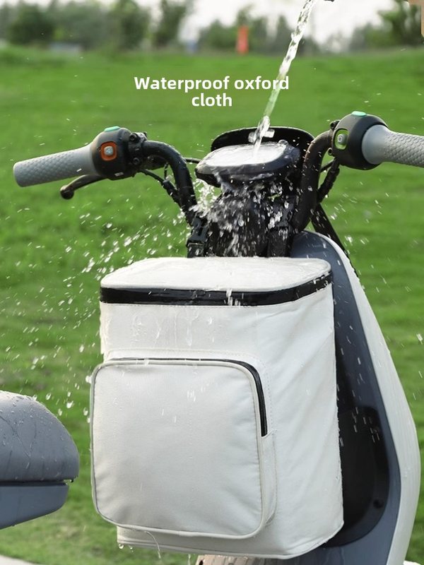 电瓶车头盔挂包通用深远中置物箱电动自行车储物兜手机防水收纳袋