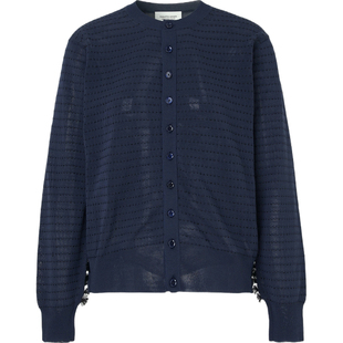 【折扣】Beautiful People 秋冬女士流苏边羊毛混纺开襟衫内搭