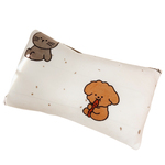 牛奶绒婴儿枕头套芯儿童秋冬A类加厚法兰幼儿园宝宝珊瑚30x50枕套