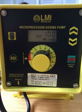 LMI米顿罗电磁隔膜计量泵B926-398TI污水处理排污泵PP外壳加药泵