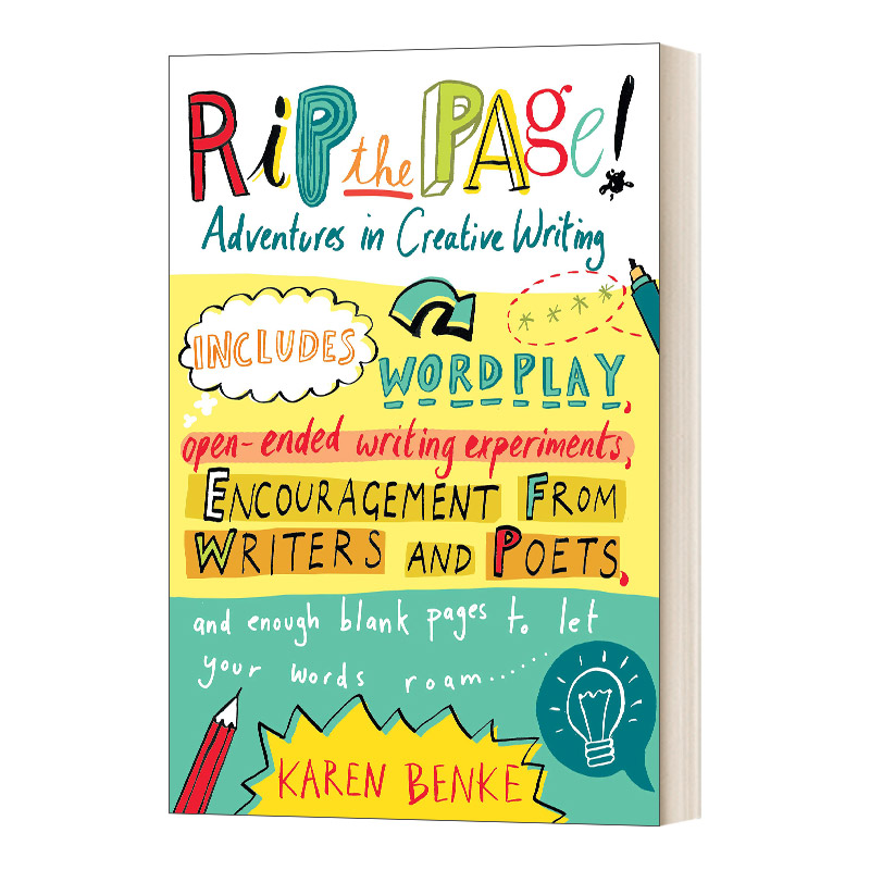 英文原版 Rip the Page! Adventures in Creative Writing 撕下一页! 创造性写作的冒险 英文版 进口英语原版书籍