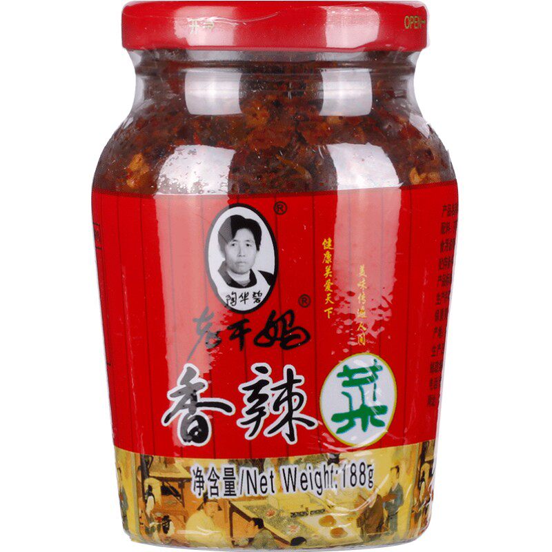 【老干妈旗舰店】老干妈官网香辣菜凉拌下饭榨菜瓶装调味辣椒酱
