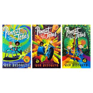 英文原版进口花生琼斯系列3册平装Peanut Jones女版“哈利波特”激发想象力创造力畅销儿童文学9-12岁Macmillan赠音频