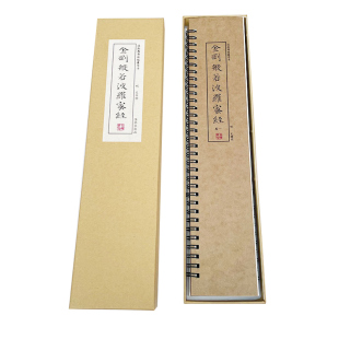 文徵明小楷：金刚般若波罗蜜经2册 文征明近距离字卡小楷书法字帖