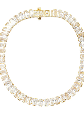 ROADLATIVE嘻哈镶嵌锆石情侣手链