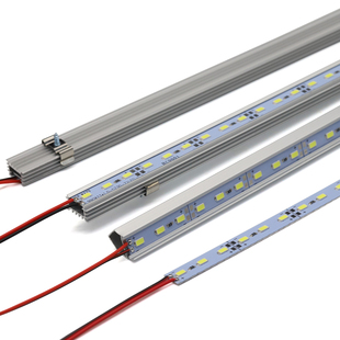 led硬灯条12v长条珠宝柜台展示柜货架仪器设备机床24vled照明长条