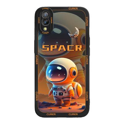 vivox23手机壳新款vivox9全包防摔x23幻彩版vivo男女生网红x9s创意潮流保护套液态硅胶宇航员外壳适用x300pro