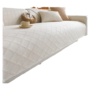 2026新款夏季棉麻沙发垫盖布四季通用坐垫防滑皮沙发套罩沙发垫子