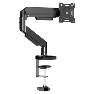 显示器支架气动旋转机械臂台式电脑屏幕悬臂桌面支撑架升降底座