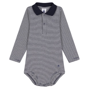 【2025秋冬】Petitbateau小帆船童装婴幼儿长袖包屁衣A0BQE