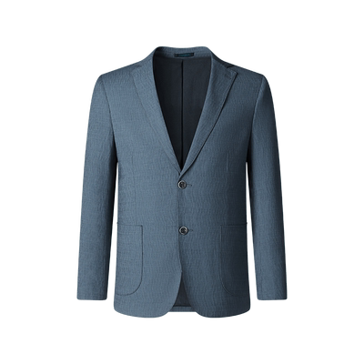 【杉杉官方】水波纹抗皱西服男