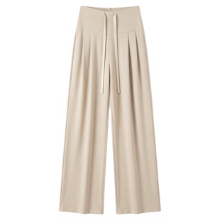 婧麒孕妇裤子春款外穿2026新款糯米裤孕期不勒肚子阔腿裤孕妇春装