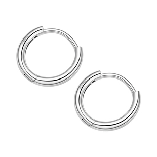 S999纯银实心圆圈耳环轻奢高级感耳扣养耳洞耳圈2026爆款百搭耳饰