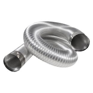 不锈钢抽油烟机排烟管道耐高温加厚纯铝伸缩厨房防鼠吸气排风硬管