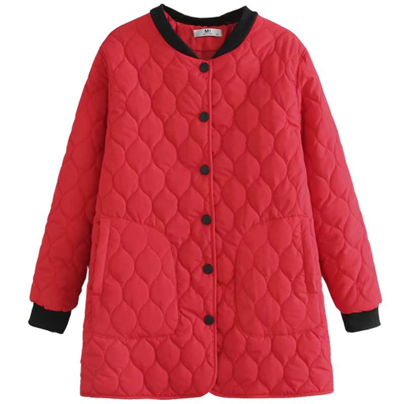 棒球服200斤宽松长袖保暖女装