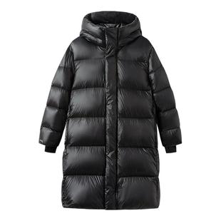 巴拉巴拉童装儿童羽绒服鹅绒冬装男童女童中长款加厚保暖外套上衣