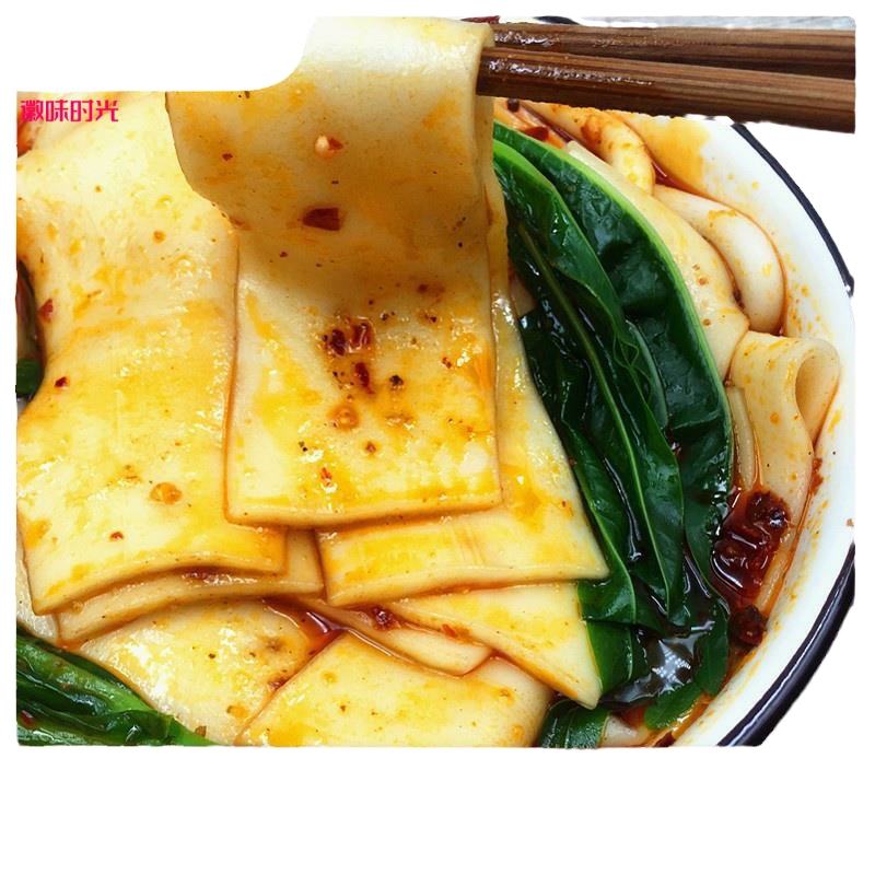 官方推荐甘肃特产速食湿土豆粉鲜宽粉条火锅流汁定西宽粉白色400g