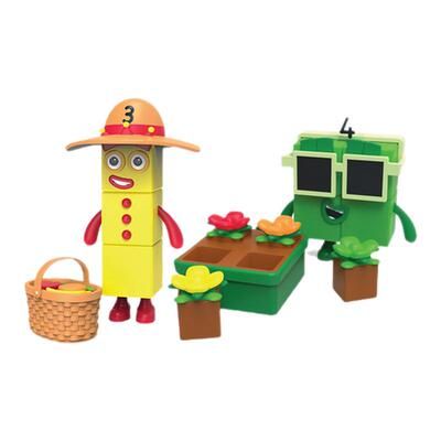 【限量款上新】美国numberblocks联名数字3的野餐冒险数字4的花园