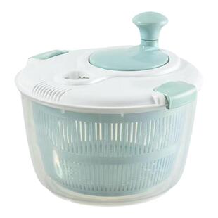 沙拉蔬菜脱水器家用神器沥水甩干机水果手动甩水篮厨房工具洗菜盆