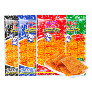 【自营】拌多乐泰国bento鱿鱼片进口海味零食超味辣条鱼干辣鱼片