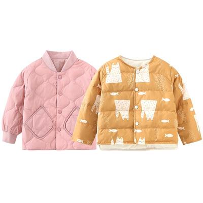 羽绒服保暖秋冬宝宝上衣马甲外套