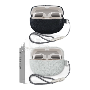 ESCASE 适用于Bose Ultra开放式耳机保护套真皮新款翻毛皮BoseUltra保护壳Bose蓝牙耳机Ultra防摔专用壳简约