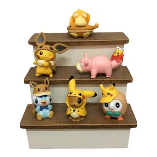 【盛夏】日本口袋妖怪扭蛋皮卡丘摆件圆企鹅呆呆兽可达鸭第7弹