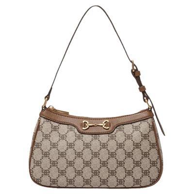 百丽腋下包复古女包手提老花气质