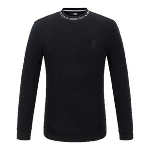 KARL LAGERFELD莫代尔棉长袖T恤25秋季新品老佛爷男装商务潮牌