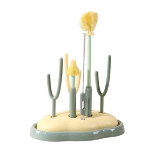 奶瓶刷清洁刷新生婴儿专用奶嘴刷子洗奶瓶涮子硅胶奶瓶清洗刷套装