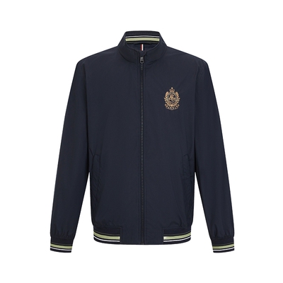 伦德马春秋男士立领刺绣夹克