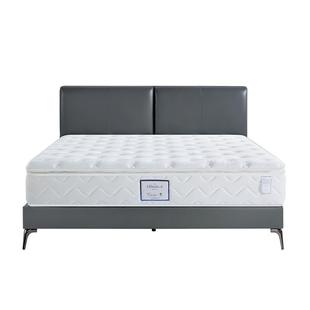 【套购】金可儿繁星乳胶弹簧床垫酒店同款单双人床真皮大床+床垫