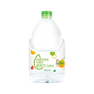 屈臣氏蒸馏水4.5L*4桶整箱