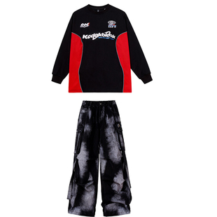 街舞儿童潮服男女童痞帅风潮酷炸街穿搭秋季架子鼓演出服2025新款