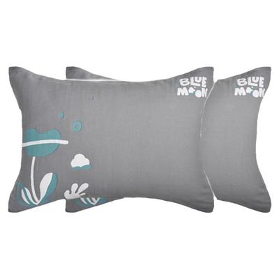 三利四层抗菌纱布枕巾纯棉一对装