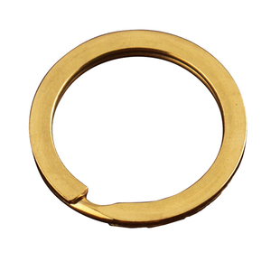 9005黄铜钥匙圈 铜质平圈钥匙环五金手工DIY皮革皮艺手袋五金配件