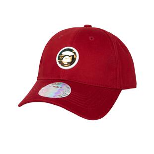 Aape旗舰店配饰迷彩猿人徽章字母简约刺绣红色鸭舌帽5199XXK