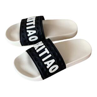 细细条夏季凉拖鞋室内休闲舒适学生宿舍防滑软底男女拼色拖鞋ins