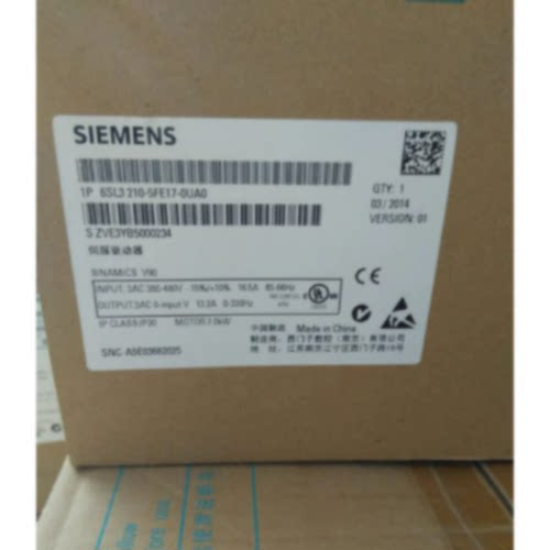 议价西门子6SL3210-5FE17-0UF0全新原装V90驱动器6SL32105FE170UF