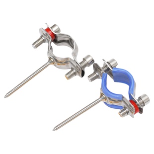 304不锈钢管卡固定管支架膨胀螺钉卡扣抱箍管夹水管夹子管道卡箍