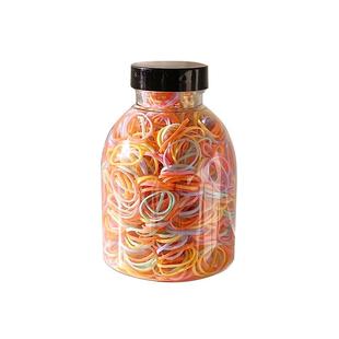 彩色一次性皮筋儿童不伤发头绳女童宝宝扎小啾啾橡皮筋高弹力发饰